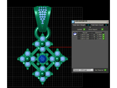 Stunning pendant design 3D Print Model