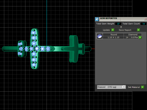 Plus Ring design 3D Print Model