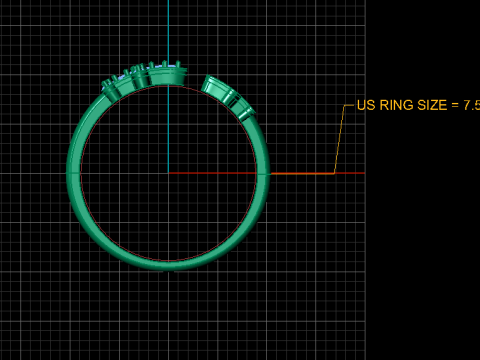 Plus Ring design 3D Print Model