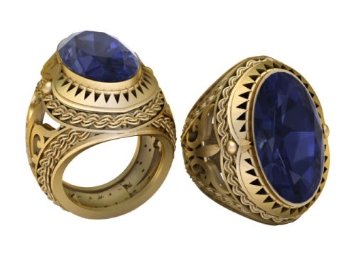 Sophisticated gents ring 3D 打印模型