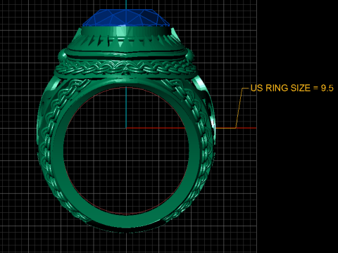 Sophisticated gents ring 3D 打印模型