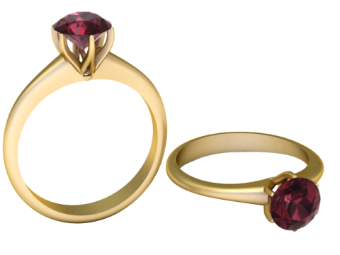 1-diamond ring 3D 프린트 모델