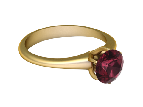 1-diamond ring 3D 打印模型