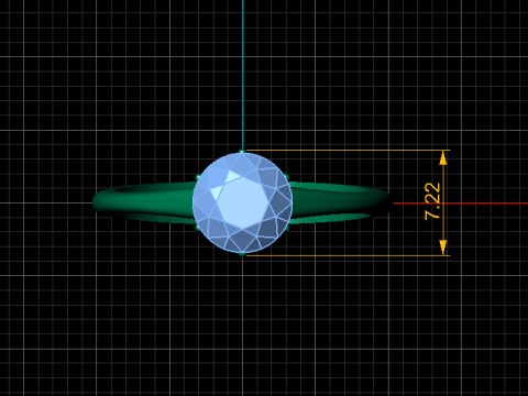 1-diamond ring 3D 打印模型