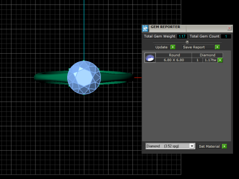 1-diamond ring 3D 打印模型