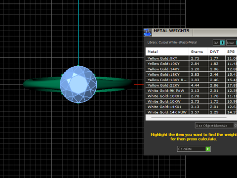1-diamond ring 3D 打印模型