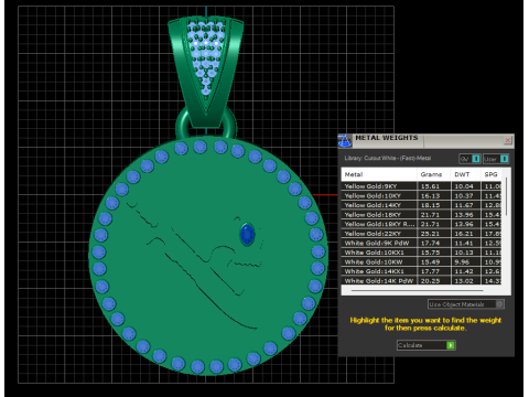 Stylized skull PENDANT 3D Print Model
