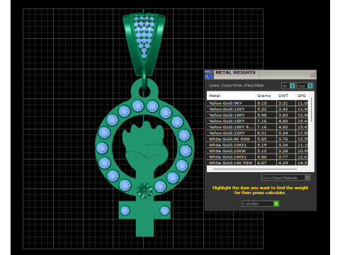 Motif is a stylized skull PENDANT 3D Print Model