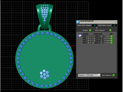 Stylized skull PENDANT 3D Print Model