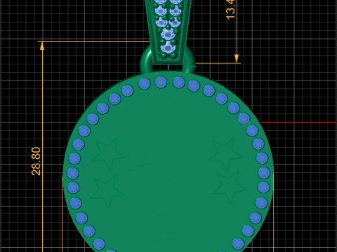 Stylized balloon dog PENDANT Model Cetak 3D