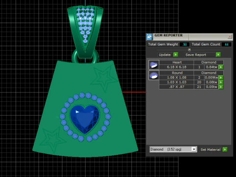 depicts a stylized balloon dog PENDANT 3D Print Model