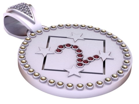 DEPISTIC A GOLD PENDANT 3D 프린트 모델