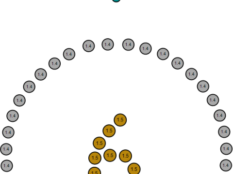 6 ROUND GOLD PENDANT 3D Принт Модель