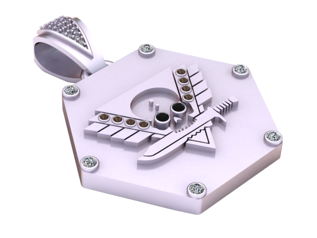 SKULL 3D PRITABLE MODEL PENDANT 3D Baskı Modeli .c4d .max .obj .3ds .fbx .stl .blend