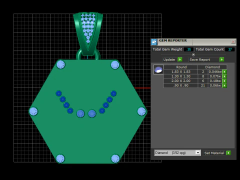 SKULL 3D PRITABLE MODEL PENDANT 3D Print Model