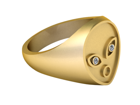 FACES RING 3D MODEL 3D Print Model