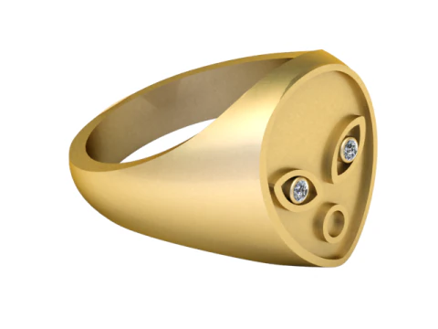 ANELLO DI FACCE MODELLO 3D Modello di stampa 3D