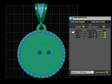 BABY FACES SKULL PENDANT 3D Print Model
