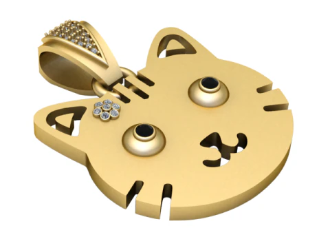 WISIOREK TWARZY KOTA Model do druku 3D