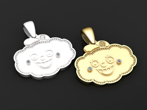 Charming 3D printable pendant 3D 打印模型