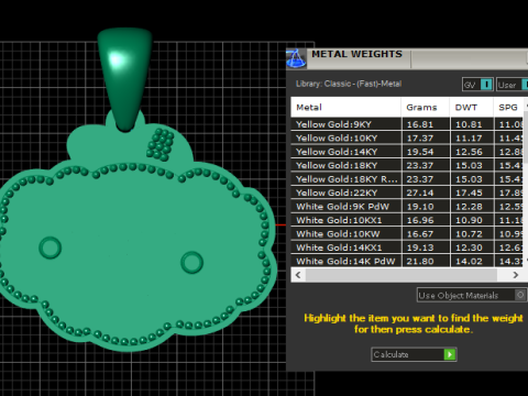 Charming 3D printable pendant 3D 打印模型