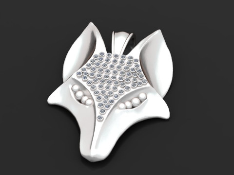 WOLF PENDANT 3D प्रिंट मॉडल