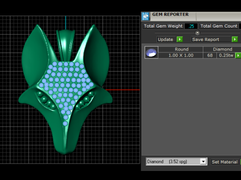WOLF PENDANT 3D प्रिंट मॉडल