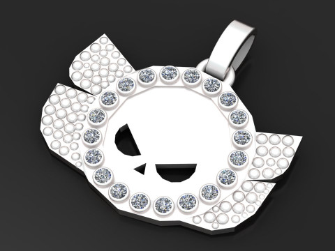 GOLD ROUND PENDANT 3D 打印模型