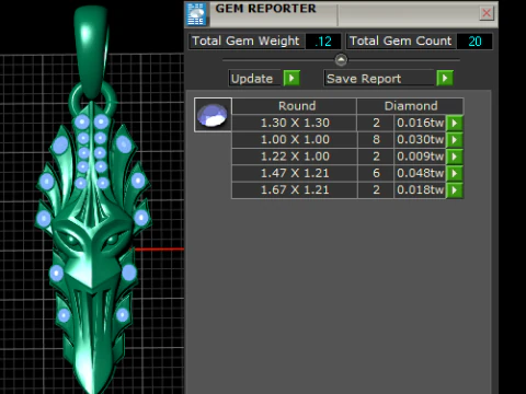 Mystic Wolf Spearhead Pendant 3D Print Model