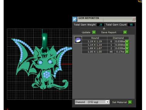 Baby Dragon Cat Pendant 3D Print Model