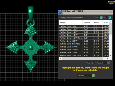 Royal Gothic Cross Pendant 3D Принт Модель