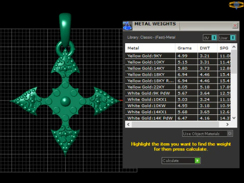 Royal Gothic Cross Pendant 3D Print Model