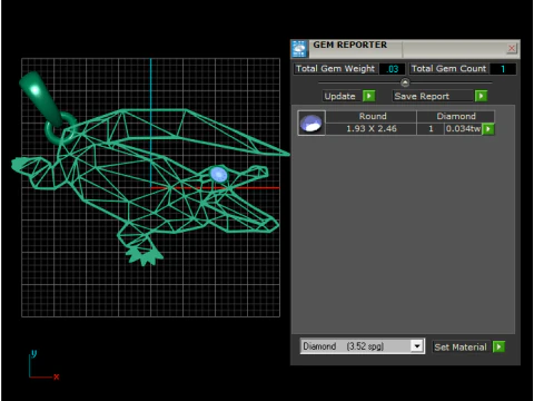 Geometric Bat Pendant 3D Print Model