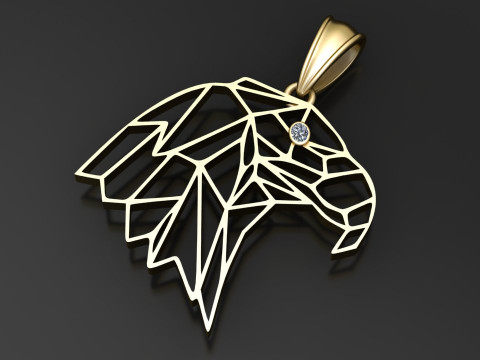 Eagle pendant 3D Print Model