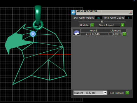 Eagle head PENDANT 3D-printmodel