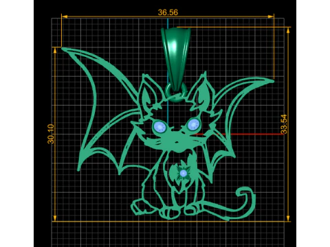 features pendant 3D Print Model