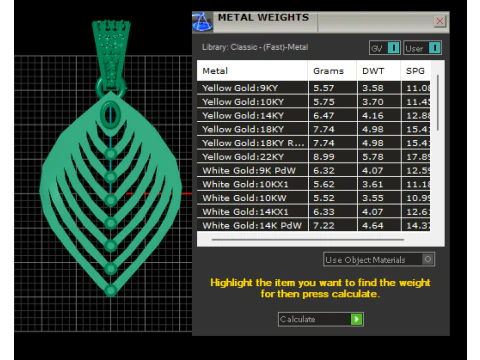Pendant features a stylize pendant 3D Print Model