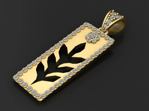 Showcase pendant 3D Print Model