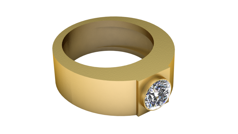 Ring showcases a contemporary 3Dプリントモデル .c4d .max .obj .3ds .fbx .stl .blend
