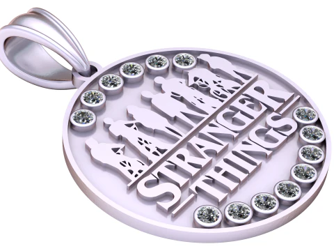 フィーチャーペンダント 3Dプリントモデル