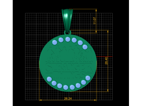 FEATURE PENDANT 3D 打印模型