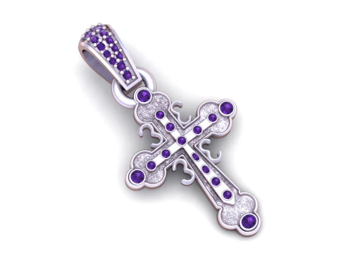 Depicts a detailed 3D rendering PENDANT 3D Print Model