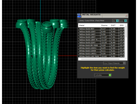 Stylish Gold Ring 3D Printable ModeL Modelo de impresión 3D