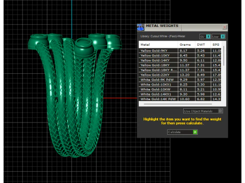 Stylish Gold Ring 3D Printable ModeL 3D Print Model