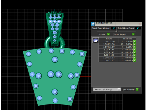 Gold Faces Pendant 3D Printable Model 3D प्रिंट मॉडल