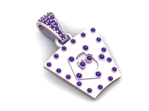 Style Bear Faces Pendant 3D Printable Model 3D Baskı Modeli