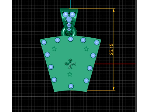 Skull Faces Pendant 3D Printable Model 3D Print Model