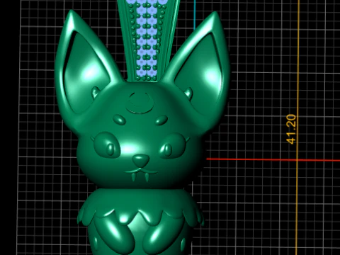 Baby Mouse Gold Pendant 3D 3D Print Model