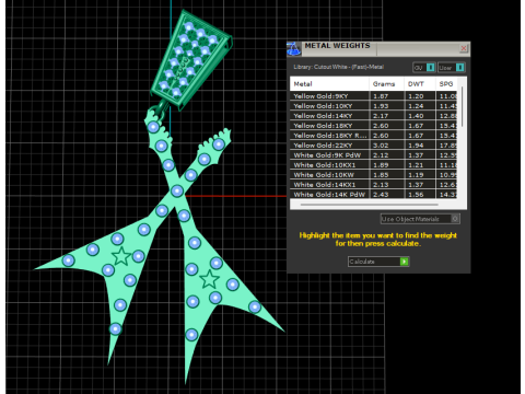 GITTAR Gold Pendant 3D Printable Model Modelo de impresión 3D