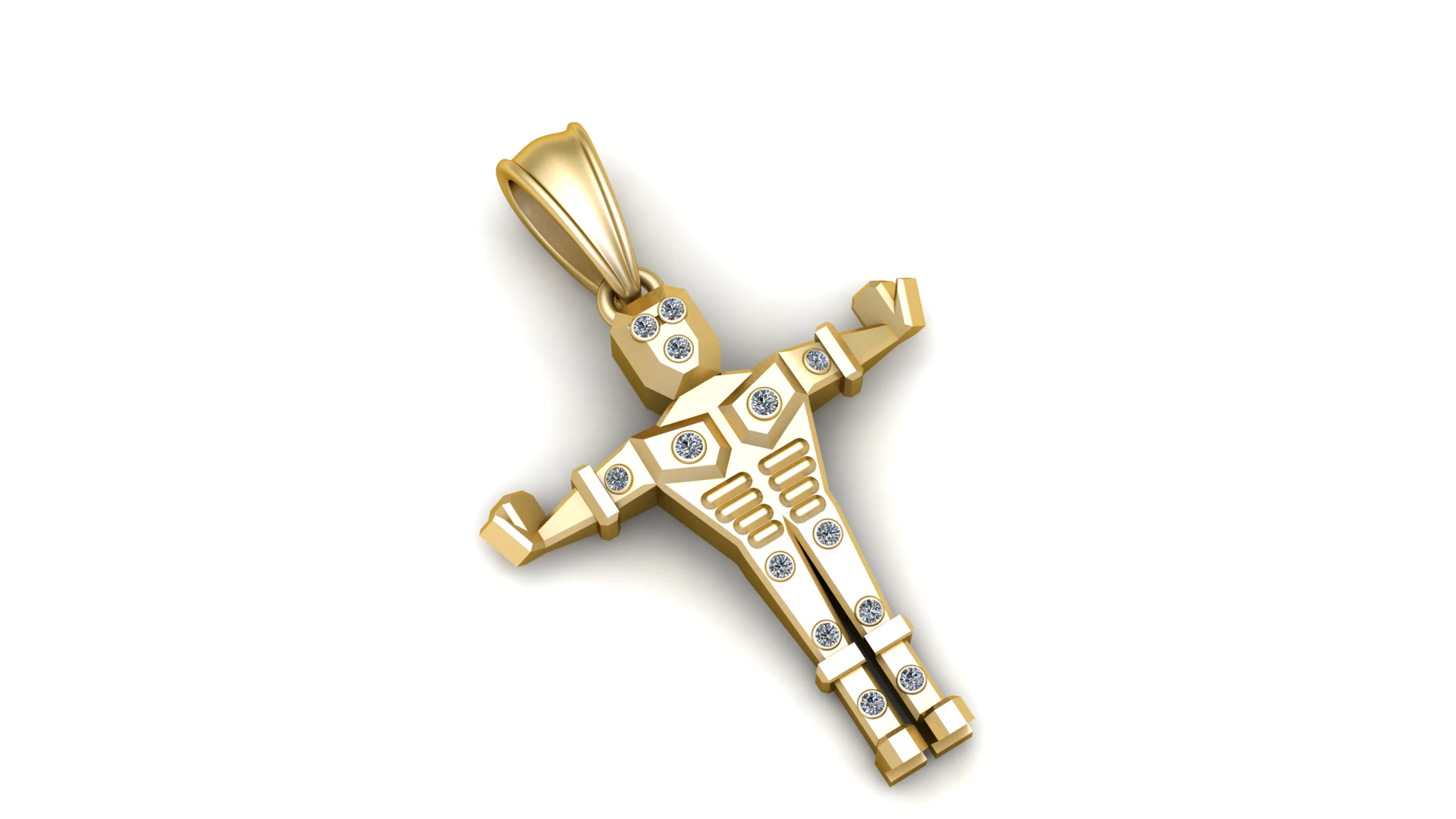 Men Women Hip Hop Angel PENDANT 3D Print Model .c4d .max .obj .3ds .fbx .stl .blend 
